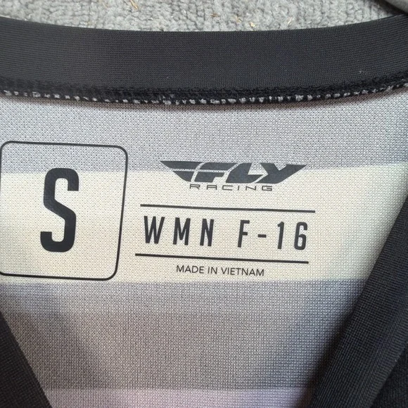 Fly Racing Motocross Jersey Womens Small Pink Black MX Dirt Bike Top - Picture 2 of 9